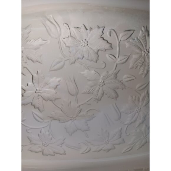 Princess House Poinsettia Baking Dish 9X11 Rectangular HolidayThanksgiving - Picture 9 of 10